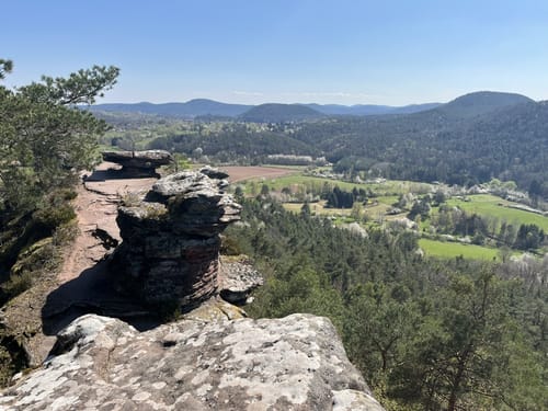 Wernersberg: Heimelstein - Wachtfels - Runder Hut - Geierstein