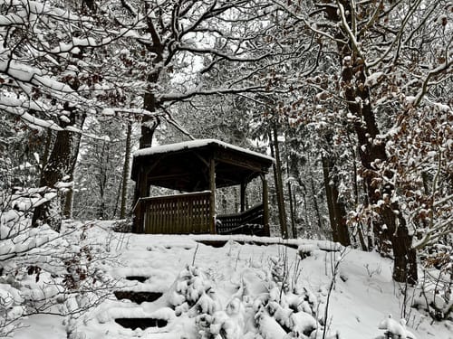 Kreuzweg und  De-Lassaulx Hütte
