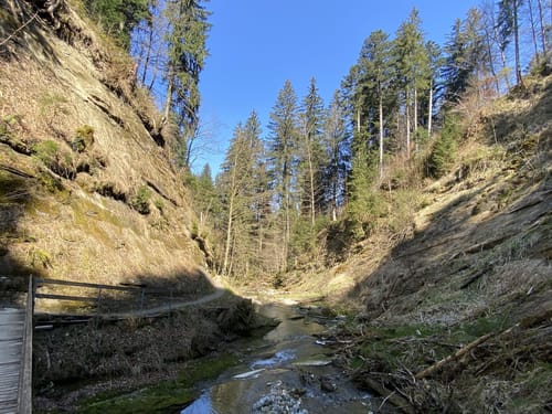 Hausbachklamm und Unterberg ab Weiler