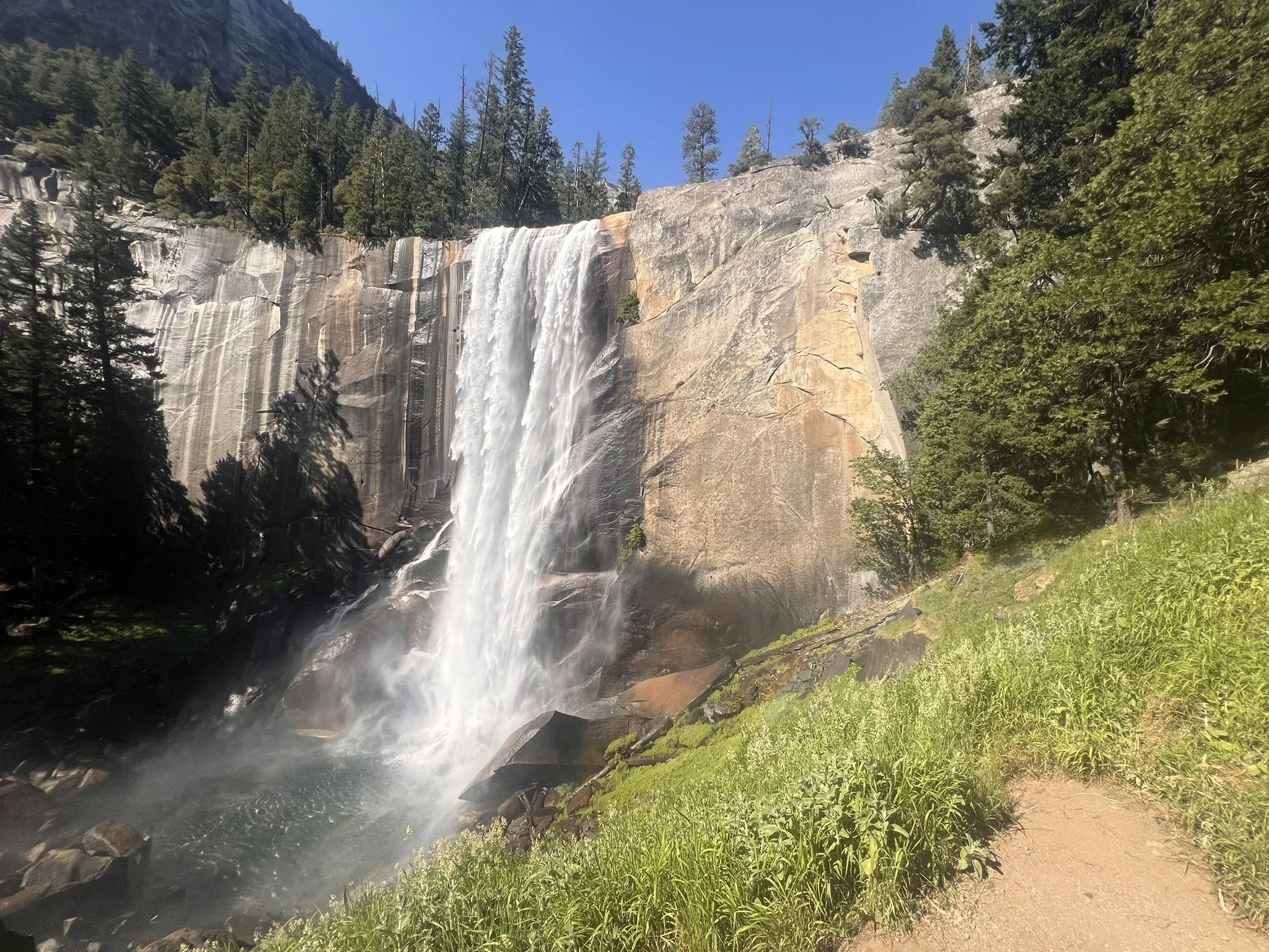 Vernal Falls and Clark Point via Mist and John Muir Loop