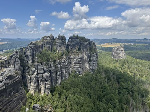 Schrammsteine und Hohe Liebe