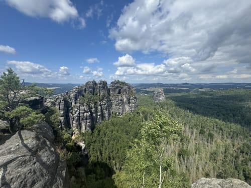 Schrammsteine und Hohe Liebe