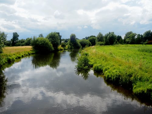 Von Borken entlang der Bocholter Aa zum Herrenhaus Pröbsting