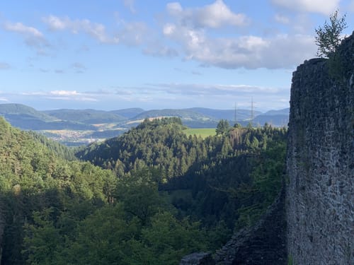 Zum Lehnbach-Wasserfall