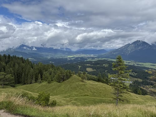 Mittenwald-Lautersee-Ferchensee-Hoher Kranzberg-Sessellift-Mittenwald