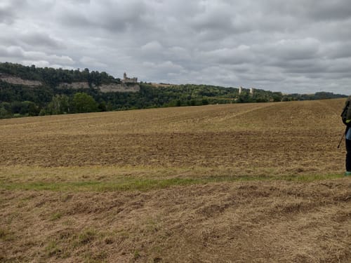 Himmelreichweg Geopfad über Rudelsburg Burg Saaleck