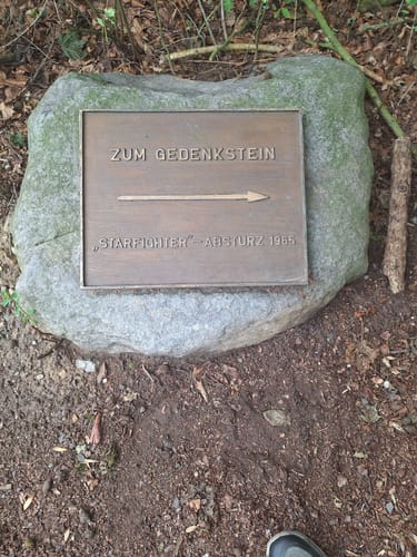 Starfighter Absturzstelle bei Kleinenbremen