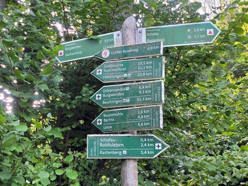 Schafau - Burgwenden - Heldrungen