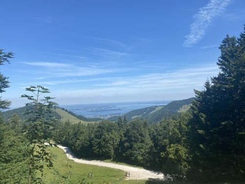 Chiemsee Blick ab Aschau