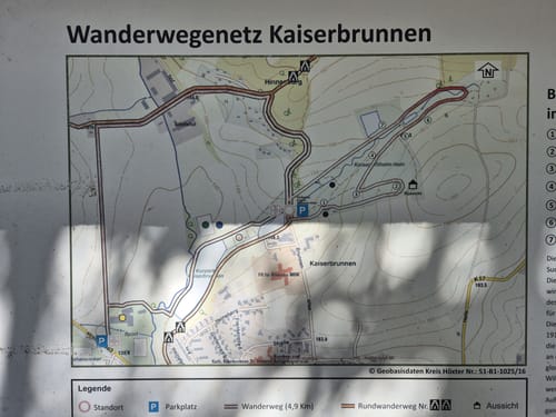 Vom Kaiserbrunnen zum Hermann-Josef-Weg