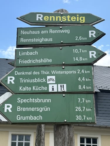 Rennsteig Etappe 6: Friedrichshöhe - Spechtsbrunn