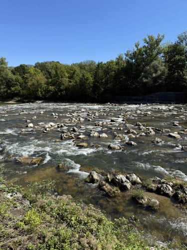 An der Isar zwischen Garching und Ismaning