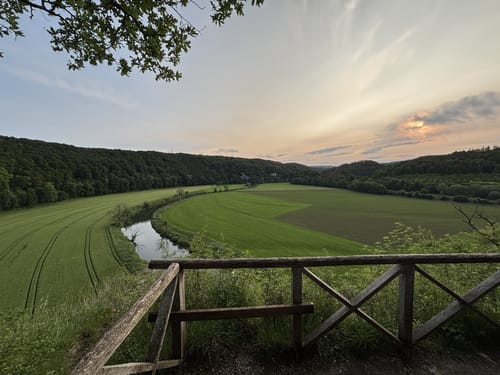 Teufelsbrücke - Hängebrücke  von Oberbergstraße