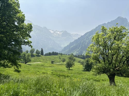 Vom Giebelhaus zur Schwarzenberghütte
