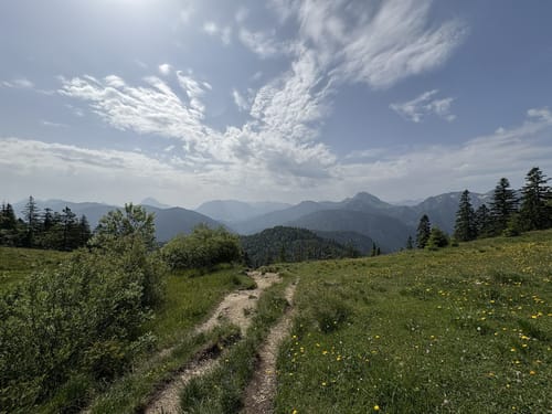 Vom Achenpass auf die Hochalm