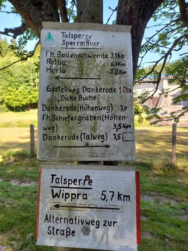 Rundweg Wippertalsperre