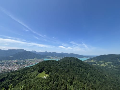 Riederstein - Baumgartenschneid - Kleintegernseer Berg - Pfliegeleck