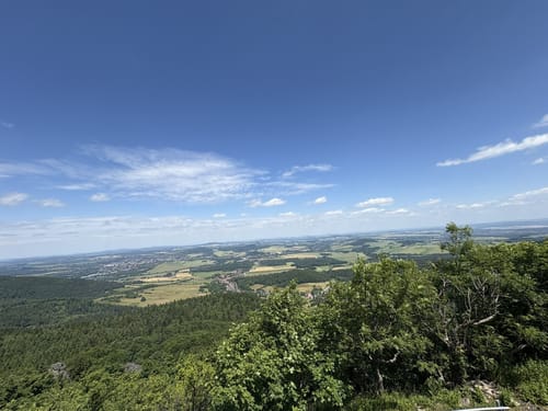Durch das NSG Lausche und über Nonnenfelsen