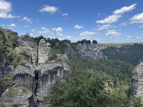 Lohmen: Über die Schwedenlöcher nach Kurort Rathen zur Bastei