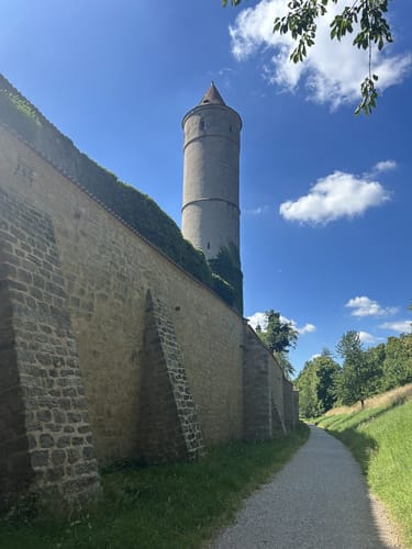Um die Dinkelsbühler Stadtmauer
