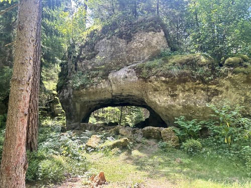 Hufeisen durch dem Veldensteiner Forst