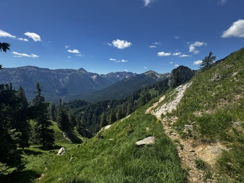 Brunnenkopfhütte und Großer Klammspitz