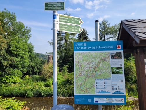 Panoramaweg Schwarzatal Etappe 2: Schwarzburg - Cursdorf