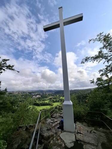 Greiz: Sophienkreuz - Pulverturm - Oberes Schloss