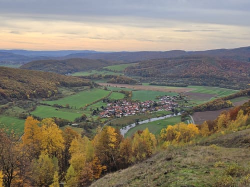 Rund um Junkerkuppe und Burg Hanstein
