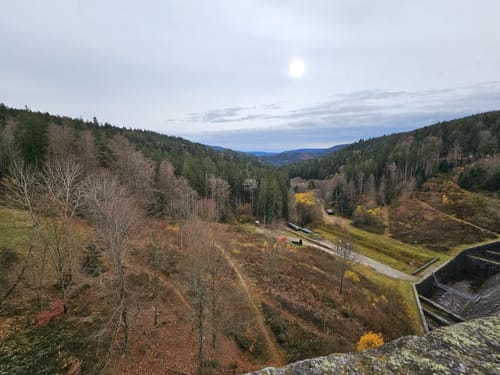Schwarzenbachtalsperre zur Badener Höhe