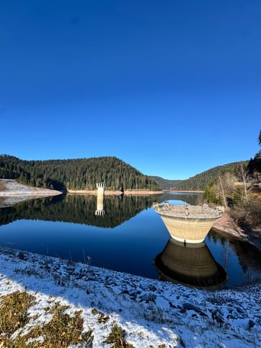 Am Ostufer der Talsperre Kleine Kinzig