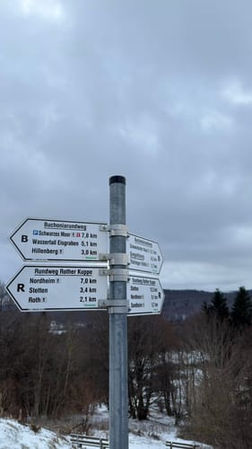 Gangolfsberg - Thüringer Hütte - Rother Kuppe