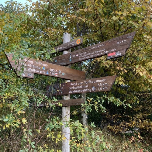 Auf dem Goetheweg zum Brocken