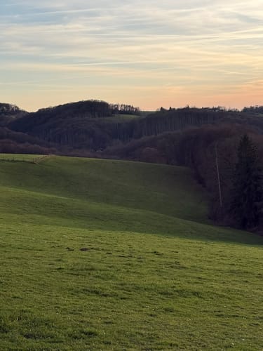 Von der Sankt Sebastians Kirche auf den Leienberg