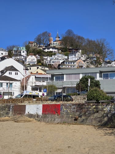 Entlang der Elbe ab Blankenese