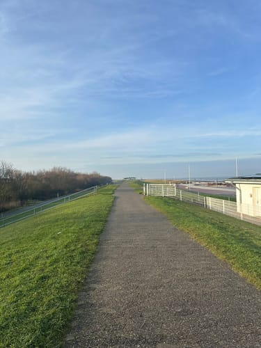 Spaziergang an der Cuxhavener Promenade