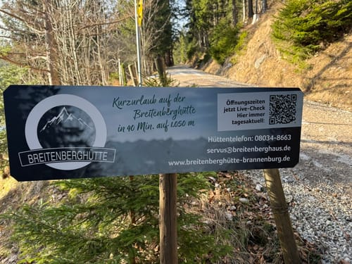 Breitenberghütte ab Lechen