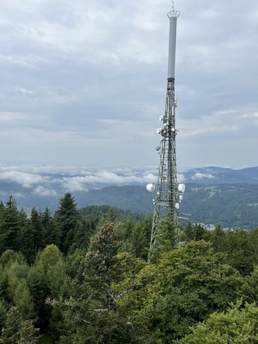 Zell im Wiesental - Hohe Möhr-Turm - Atzenbacher Wasserfall
