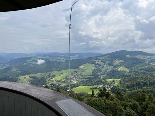 Zell im Wiesental - Hohe Möhr-Turm - Atzenbacher Wasserfall