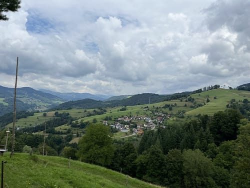 Zell im Wiesental - Hohe Möhr-Turm - Atzenbacher Wasserfall
