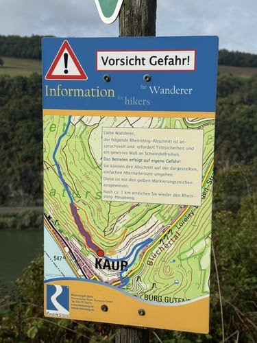 Rheinsteig Etappe 15: St. Goarshausen - Kaub