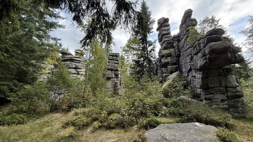 Rundweg Weißenstadt Nr. 3: Zum Rudolfstein und den Drei-Brüder-Felsen