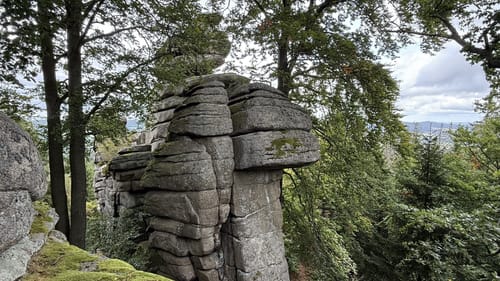 Rundweg Weißenstadt Nr. 3: Zum Rudolfstein und den Drei-Brüder-Felsen