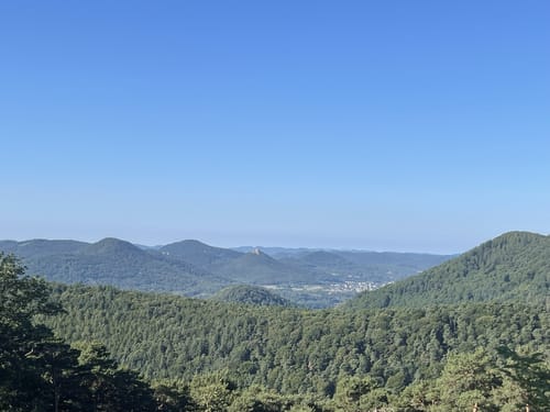 Burrweiler - St. Anna-Kapelle -Trifelsblick