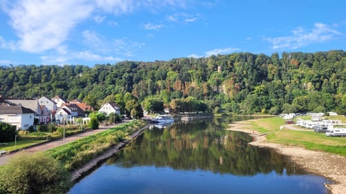 Weserbergland-Weg Etappe 4:  Bad Karlshafen - Schönhagenn