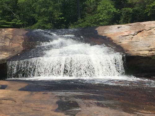 Bridal Veil Falls Loop Map Guide North Carolina Alltrails