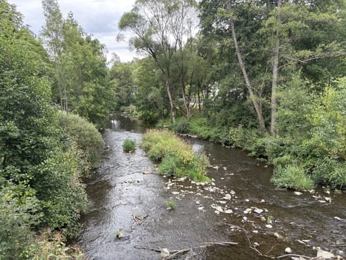 Rennsteig zum Staffellauf Weg