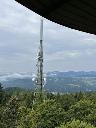Zell im Wiesental - Hohe Möhr-Turm - Atzenbacher Wasserfall