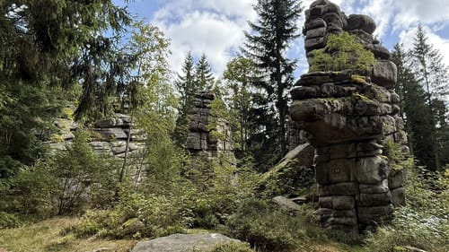 Rundweg Weißenstadt Nr. 3: Zum Rudolfstein und den Drei-Brüder-Felsen