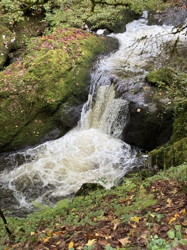 Zum Lehnbach-Wasserfall